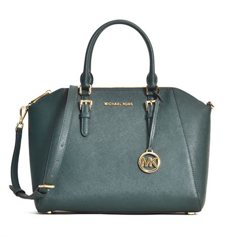 michael kors ciara racing green|New MICHAEL Michael Kors Ciara Medium Messenger in .